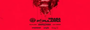 Grafika promocyjna wydarzenia Pezet – Trasa Popularna: koncert w Warszawie (25 kwietnia 2026, COS Torwar)