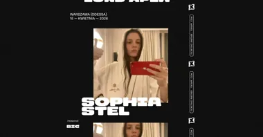 Grafika promocyjna wydarzenia Sophia Stel w Warszawie — koncert w Odessa Club, 15 kwietnia 2026