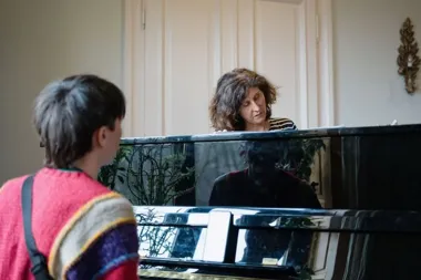 Grafika promocyjna wydarzenia Atelier Swing Vocal w Warszawie – warsztaty interpretacji jazzowej i improwizacji