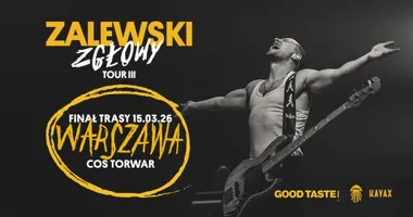 Obrazek przedstawia grafikę promocyjną wydarzenia Krzysztof Zalewski — finał trasy ZGłowy Tour III w Warszawie