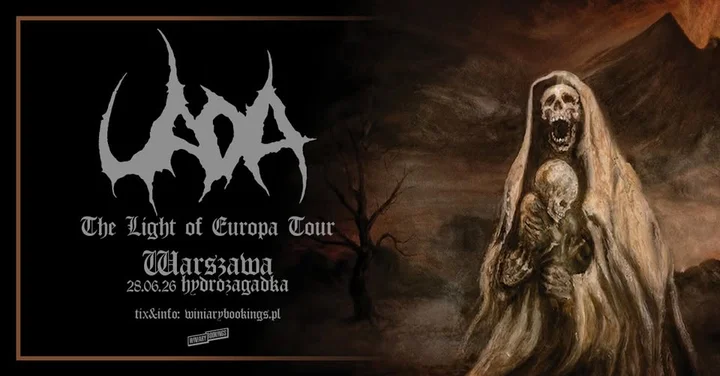 Grafika promocyjna wydarzenia UADA w Klubie Hydrozagadka — 28 czerwca 2026, Warszawa