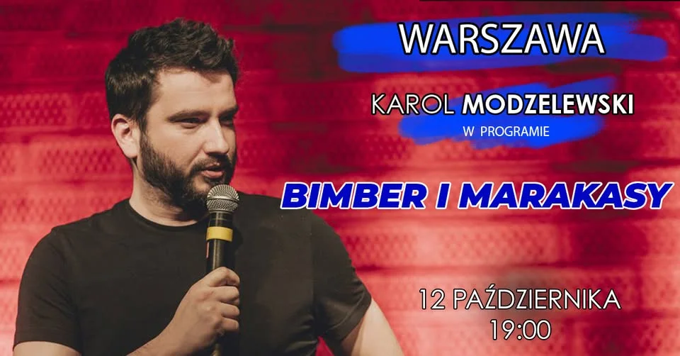 Grafika promocyjna wydarzenia Bimber i marakasy w Warszawie
