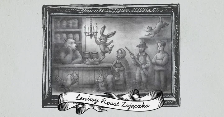 Grafika promocyjna wydarzenia Leniwy Roast Zajączka — stand-upowy wieczór w Klubie Hydrozagadka, Warszawa