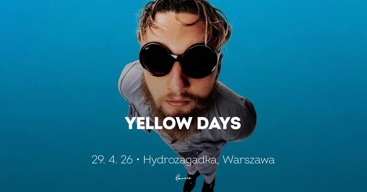 Grafika promocyjna wydarzenia Yellow Days w Warszawie — koncert George van den Broek