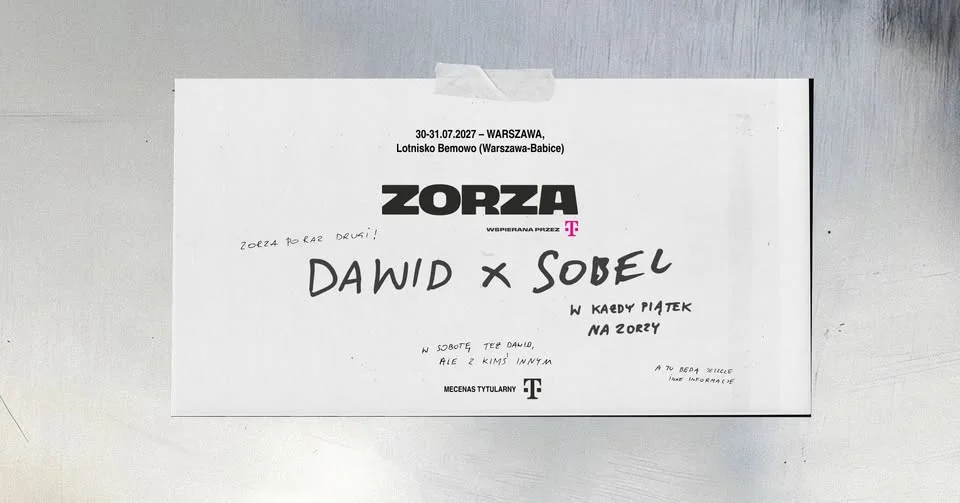 Grafika promocyjna wydarzenia ZORZA Warszawa 2027: festiwal