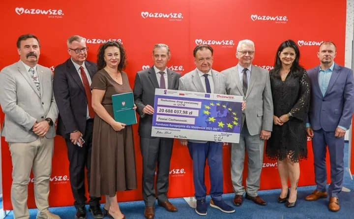 Prawie 27 mln zł dla północnego Mazowsza. Największa część pójdzie na drogę