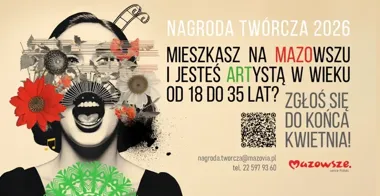 Młodzi twórcy z Mazowsza mają szansę na ponad 12 tysięcy złotych