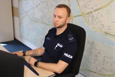 W Lublinie agresor na hulajnodze uciekł, ale dopadł go stołeczny policjant