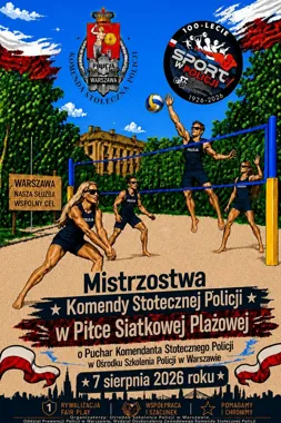 Policjanci z Warszawy zagrają o puchar w jubileuszowym turnieju plażowym