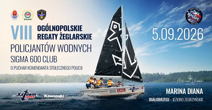 Policjanci na żaglówkach powalczą o puchar Komendanta Stołecznego