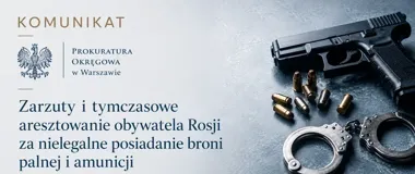Trzy pistolety i wiatrówka w Warszawie. Rosjanin trafił do aresztu