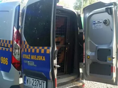 Nóż wypadł mu z kieszeni, gdy ruszył na strażników przy PKiN