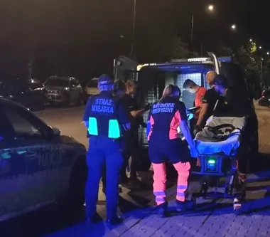 Po awanturze przy Garwolińskiej 53-latek trafił pod opiekę ratowników