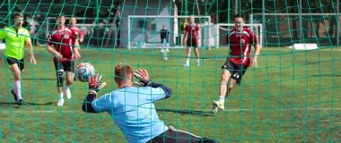 Strażacy z Warszawy walczyli do końca - finał rozstrzygnął jeden gol