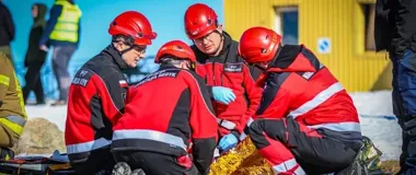 Sekundy od tragedii - 127 ratowników testowało akcje po wyciągnięciu z wody