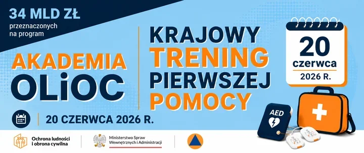 Wielki trening pierwszej pomocy ruszy na Mazowszu. Finał na PGE Narodowym
