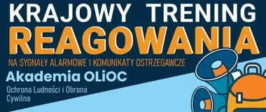 Syrena alarmowa, oficjalny komunikat i plecak ewakuacyjny. Tego nauczą w całej Polsce