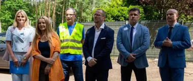 Nowa trasa w Radziejowicach. Rowerzyści zyskali bezpieczny odcinek przez las