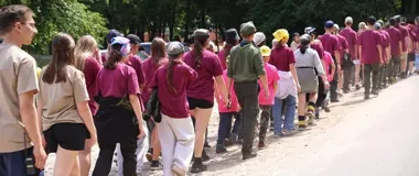 350 harcerzy ewakuowano w kilka minut. Stanica ma schronić 500 osób