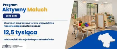 12,5 tysiąca nowych miejsc w żłobkach. Program „Aktywny Maluch” zasypuje białe plamy na mapie Mazowsza