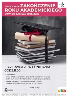 Seniorzy z Zacisza zamkną rok akademicki tańcem i śpiewem