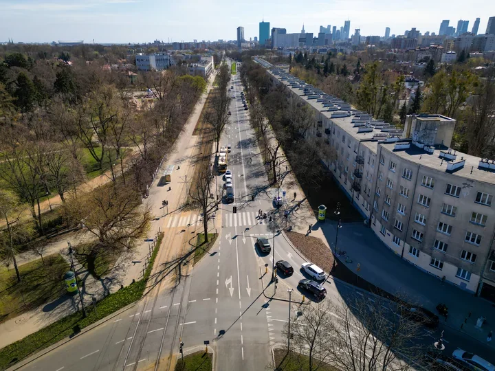 Mickiewicza w przebudowie. Na Żoliborzu powstanie ważny rowerowy ciąg
