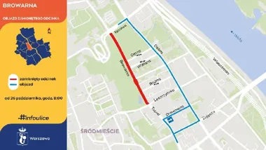Browarna zamknięta na czas remontu. Powstanie rondo i nowe przejście
