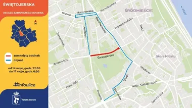 Świętojerska z nowym asfaltem. Objazdy potrwają do niedzieli