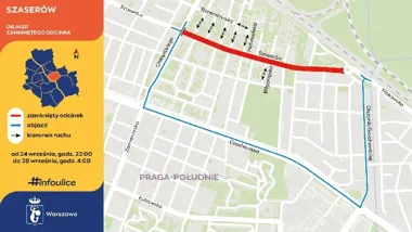 Szaserów z nowym asfaltem. Trzy dni utrudnień i zmiany tras autobusów